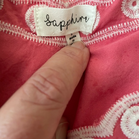 Sapphire Pink Embroidered Top - Picture 4 of 6